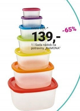 SADA NÁDOB NA POTRAVINY „RAMONA“