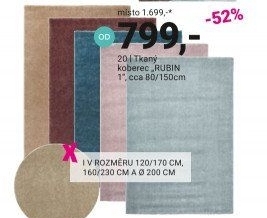 TKANÝ KOBEREC „RUBIN 1“