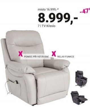 TV KŘESLO „MARIO“