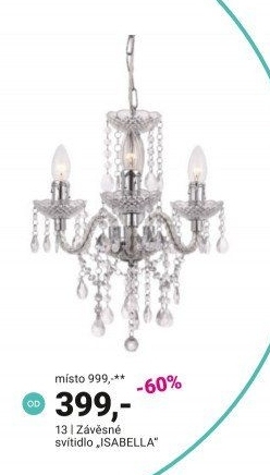 ZÁVĚSNÉ SVÍTIDLO „ISABELLA“