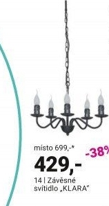 ZÁVĚSNÉ SVÍTIDLO „KLARA“