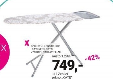 ŽEHLICÍ PRKNO „KATE“