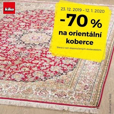 -70% na orientální koberce
