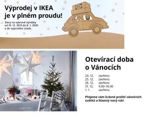 akční leták IKEA 21.12.2019-8.1.2020