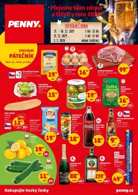 akční leták Penny Market 27.12.2019-31.12.2019