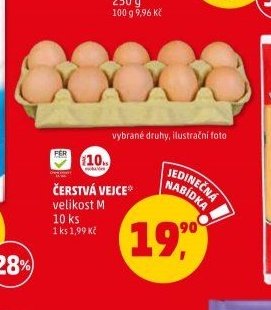 ČERSTVÁ VEJCE