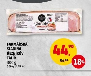 FARMÁŘSKÁ SLANINA ŘEZNÍKŮV TALÍŘ