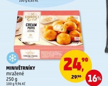 Gourmet Gold Cream Puffs mražené 250 g