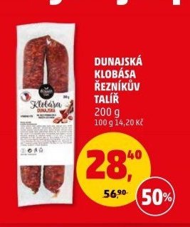 DUNAJSKÁ KLOBÁSA ŘEZNÍKŮV TALÍŘ