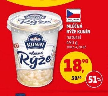 MLÉČNÁ RÝŽE KUNÍN