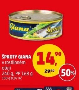 ŠPROTY GIANA