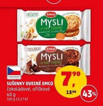 SUŠENKY OVESNÉ EMCO