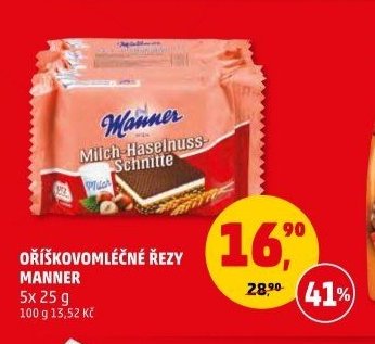 OŘÍŠKOVOMLEČNÉ ŘEZY MANNER