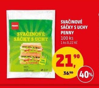 SVAČINOVÉ SÁČKY S UCHY PENNY