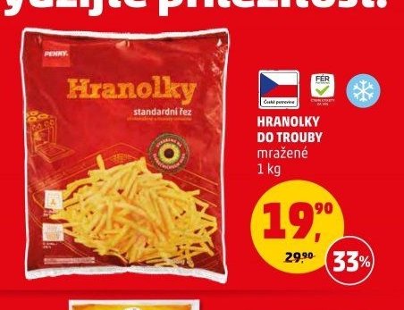 HRANOLKY DO TROUBY mražené
