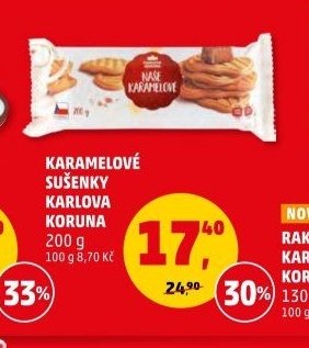 KARAMELOVÉ SUŠENKY KARLOVA KORUNA
