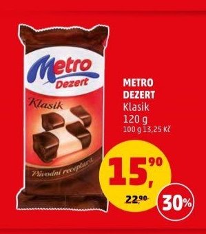 METRO DEZERT Klasik 120 g
