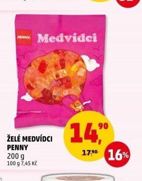 ŽELÉ MEDVÍDCI PENNY