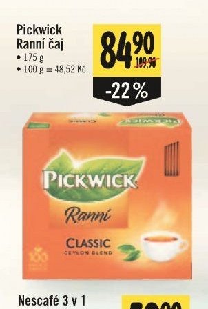 Pickwick Ranní čaj