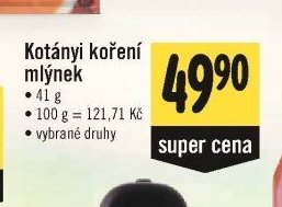 Kotányi koření mlýnek