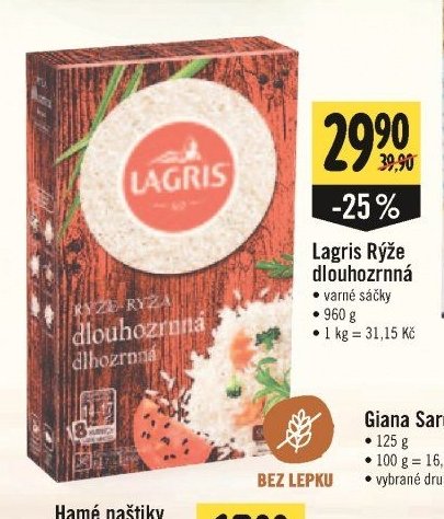 Lagris Rýže dlouhozrnná