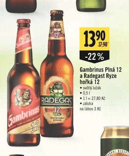 Gambrinus Plná 12