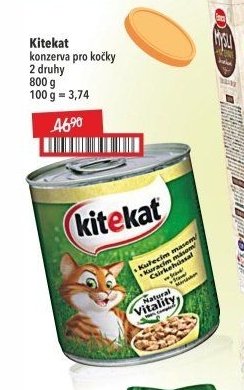 Kitekat konzerva pro kočky
