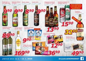 akční leták ESO MARKET 2.1.2020-12.1.2020