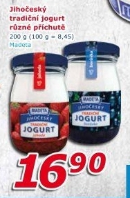 Jogurt ochucený jihočeský tradičníMadeta