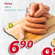 Párky Kostelecké uzeniny