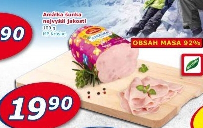 Šunka Amálka nejvyšší jakosti Krásno