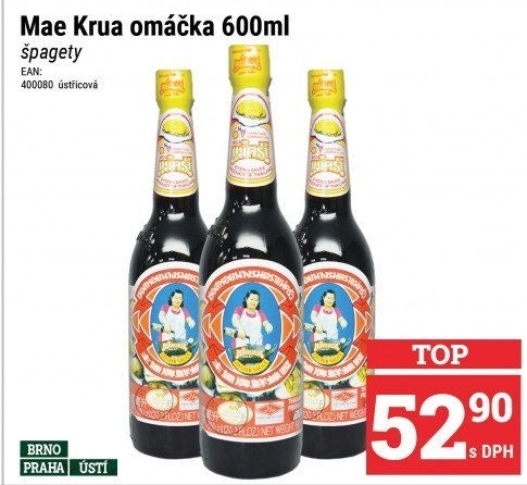 Ústřicová omáčka Mae Krua