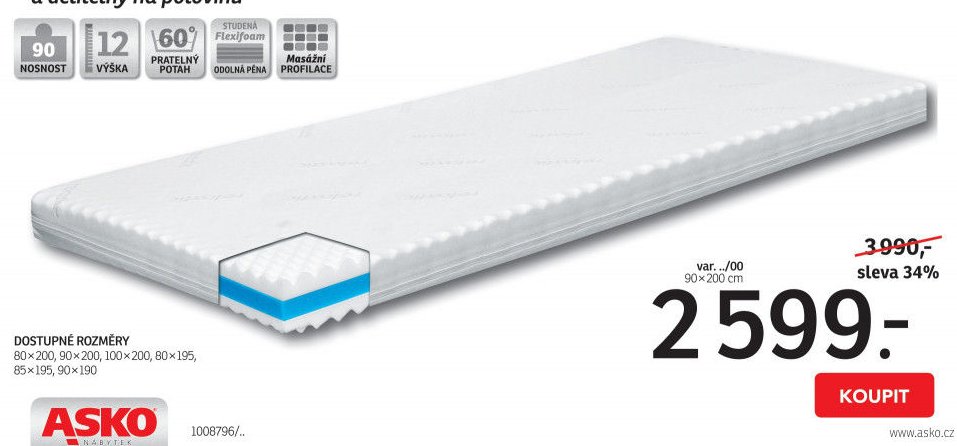 Matrace MEDIXO FLEX - ASKO akcniletaky.com