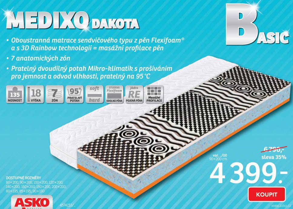 Matrace Medixo Dakota - ASKO akcniletaky.com