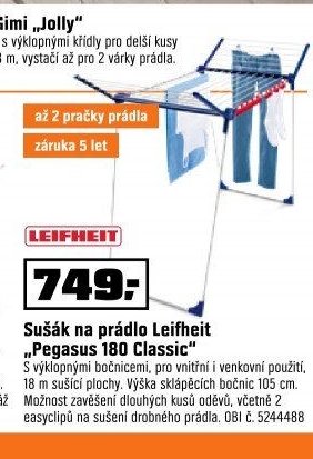 Sušák na prádlo Leifheit „Pegasus 180 Classic“