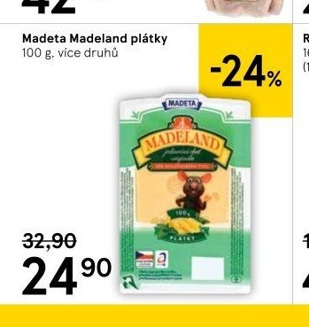 Madeta Madeland plátky