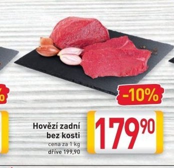 Hovězí zadní bez kosti