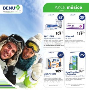 akční leták BENU Lékárna 1.1.2020-31.1.2020