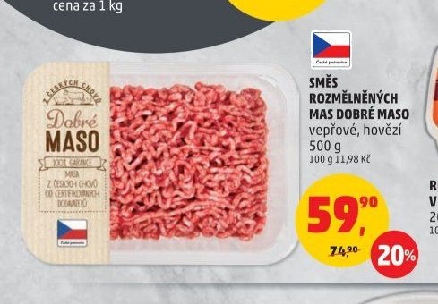 SMĚS ROZMĚLNĚNÝCH MAS DOBRÉ MASO