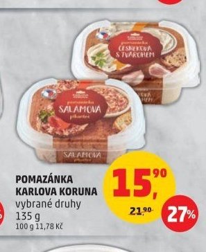 POMAZÁNKA KARLOVA KORUNA