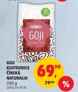 Kustovnice čínská - Goji sušené Naturalia