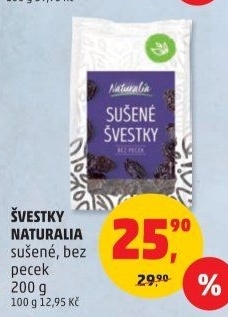 Švestky sušené Naturalia