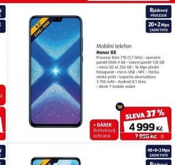 Mobilní telefon Honor 8X