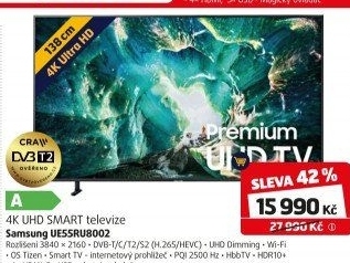 4K Smart LED televize Samsung UE55RU8002U