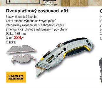 Dvouplátkový zasouvací nůž - UNI HOBBY akcniletaky.com