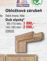 Obložková zárubeň Dub alpský - UNI HOBBY akcniletaky.com