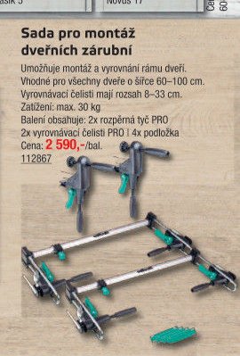 Sada pro montáž dveřních zárubní - UNI HOBBY akcniletaky.com