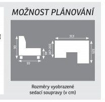 Rozměry vyobrazené sedací soupravy - ASKO akcniletaky.com