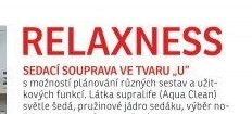 RELAXNESS SEDACÍ SOUPRAVA VE TVARU „U“ - ASKO akcniletaky.com