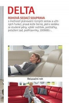 Rohová sedací souprava DELTA - ASKO akcniletaky.com